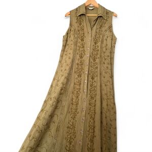 Vintage Chablis 90s Sleeveless Maxi Dress
